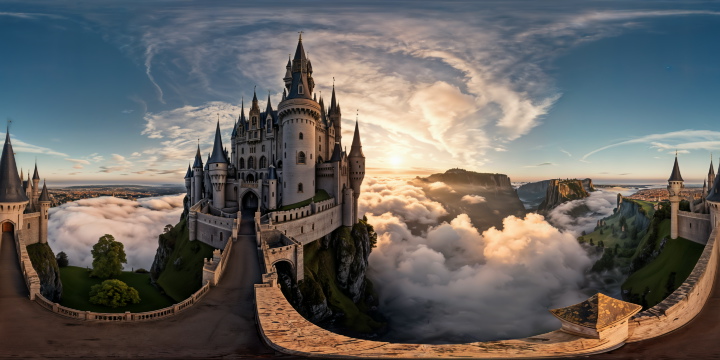 Create a castle skybox
